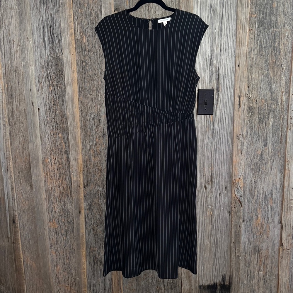 Prologue Pinstriped midi dress size medium